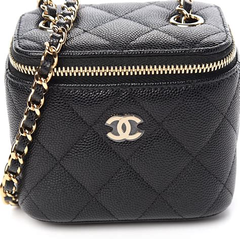 chanel vanity with chain mini|chanel vanity case bag small.